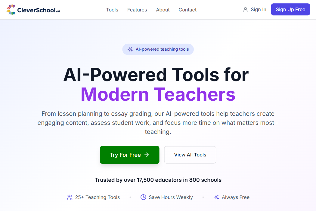 CleverSchool.ai preview
